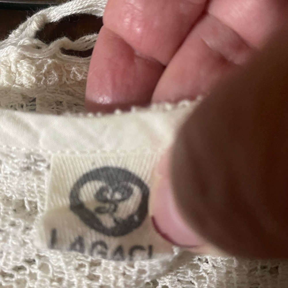 Lagaci Cream Lace Cover-Up - Picture 2 of 3